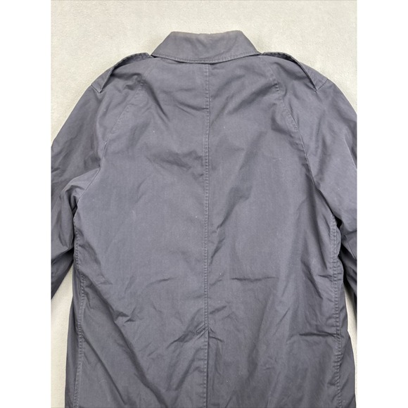 US Military All Weather Men's Trench Coat Size 42L Blue With Removable Liner - Picture 12 of 16